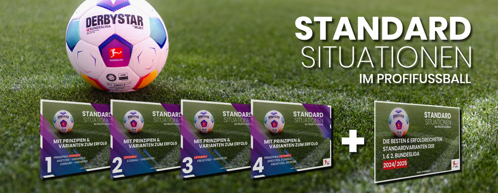 Standardsituationen im Profifußball - Bundle aus Teil 1|2|3|4